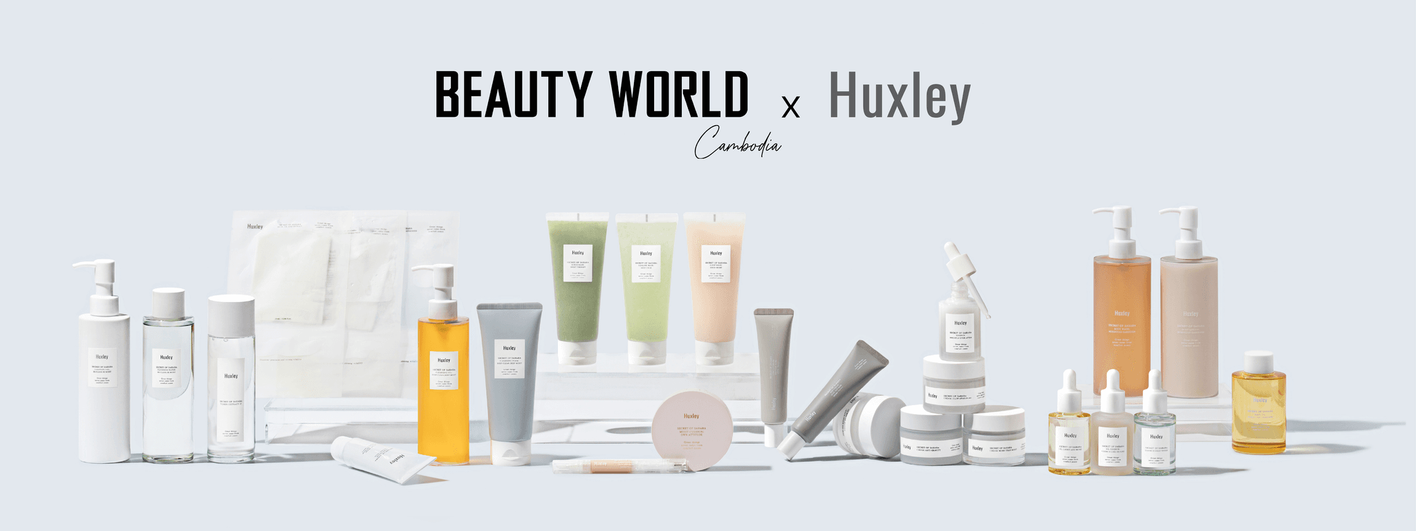 Medicube products in black and gold packaging on a warm gradient